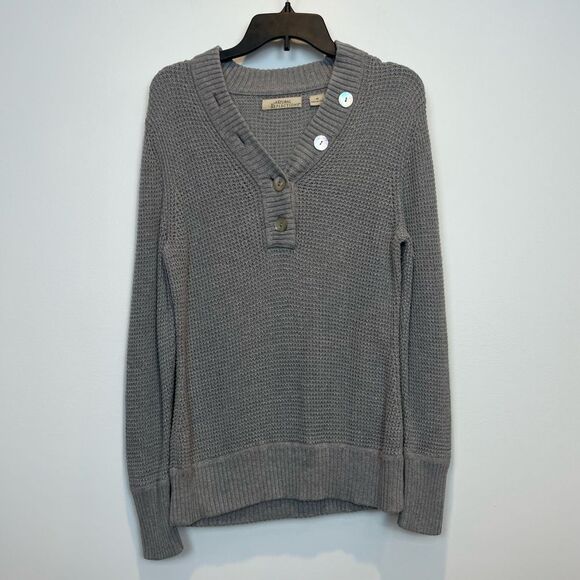 Natural Reflections grey Knit Sweater SZ M - Picture 1 of 9